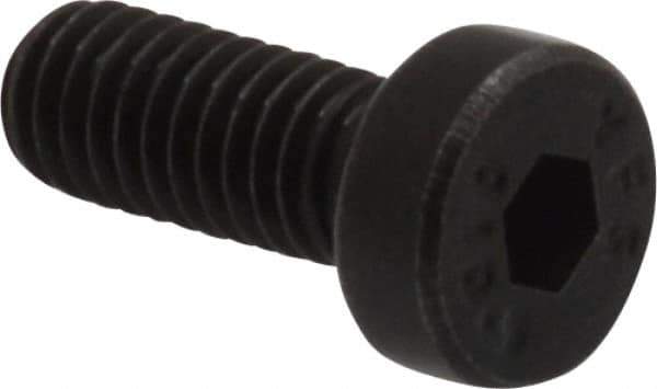 Value Collection - M4x0.70 Metric Coarse Hex Socket Drive, Low Socket Cap Screw - Grade 10.9 Alloy Steel, Black Oxide Finish, Fully Threaded, 10mm Length Under Head - Apex Tool & Supply