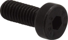 Value Collection - M4x0.70 Metric Coarse Hex Socket Drive, Low Socket Cap Screw - Grade 10.9 Alloy Steel, Black Oxide Finish, Fully Threaded, 10mm Length Under Head - Apex Tool & Supply