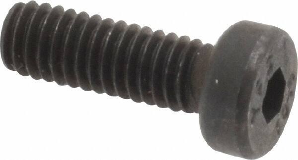 Value Collection - M4x0.70 Metric Coarse Hex Socket Drive, Low Socket Cap Screw - Grade 10.9 Alloy Steel, Black Oxide Finish, Fully Threaded, 12mm Length Under Head - Apex Tool & Supply