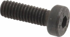 Value Collection - M4x0.70 Metric Coarse Hex Socket Drive, Low Socket Cap Screw - Grade 10.9 Alloy Steel, Black Oxide Finish, Fully Threaded, 12mm Length Under Head - Apex Tool & Supply