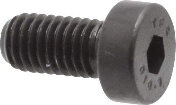 Value Collection - M5x0.80 Metric Coarse Hex Socket Drive, Low Socket Cap Screw - Grade 10.9 Alloy Steel, Black Oxide Finish, Fully Threaded, 10mm Length Under Head - Apex Tool & Supply