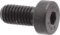 Value Collection - M5x0.80 Metric Coarse Hex Socket Drive, Low Socket Cap Screw - Grade 10.9 Alloy Steel, Black Oxide Finish, Fully Threaded, 10mm Length Under Head - Apex Tool & Supply