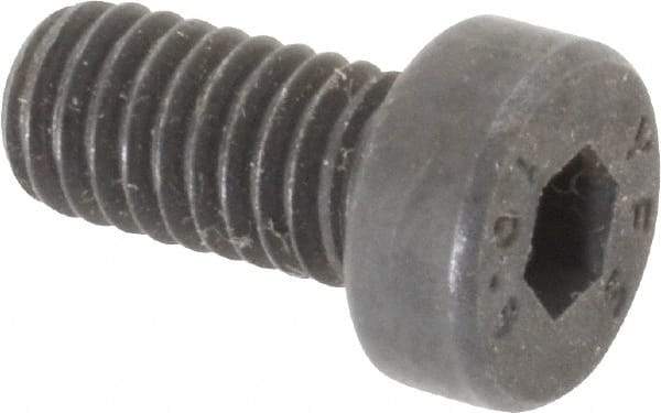 Value Collection - M6x1.00 Metric Coarse Hex Socket Drive, Low Socket Cap Screw - Grade 10.9 Alloy Steel, Black Oxide Finish, Fully Threaded, 12mm Length Under Head - Apex Tool & Supply