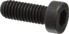 Value Collection - M6x1.00 Metric Coarse Hex Socket Drive, Low Socket Cap Screw - Grade 10.9 Alloy Steel, Black Oxide Finish, Fully Threaded, 16mm Length Under Head - Apex Tool & Supply