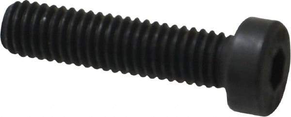 Value Collection - M6x1.00 Metric Coarse Hex Socket Drive, Low Socket Cap Screw - Grade 10.9 Alloy Steel, Black Oxide Finish, Fully Threaded, 25mm Length Under Head - Apex Tool & Supply