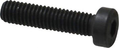 Value Collection - M6x1.00 Metric Coarse Hex Socket Drive, Low Socket Cap Screw - Grade 10.9 Alloy Steel, Black Oxide Finish, Fully Threaded, 25mm Length Under Head - Apex Tool & Supply