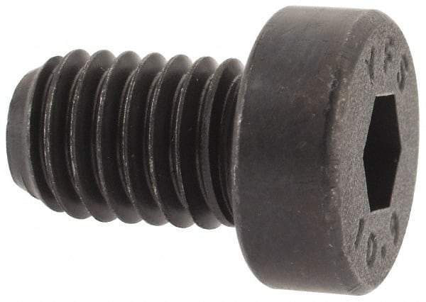 Value Collection - M8x1.25 Metric Coarse Hex Socket Drive, Low Socket Cap Screw - Grade 10.9 Alloy Steel, Black Oxide Finish, Fully Threaded, 12mm Length Under Head - Apex Tool & Supply