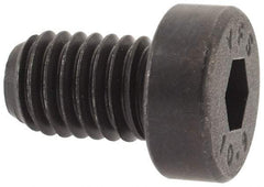 Value Collection - M8x1.25 Metric Coarse Hex Socket Drive, Low Socket Cap Screw - Grade 10.9 Alloy Steel, Black Oxide Finish, Fully Threaded, 12mm Length Under Head - Apex Tool & Supply