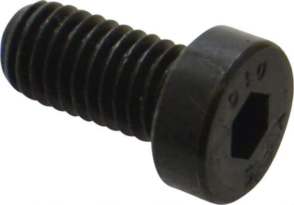 Value Collection - M8x1.25 Metric Coarse Hex Socket Drive, Low Socket Cap Screw - Grade 10.9 Alloy Steel, Black Oxide Finish, Fully Threaded, 16mm Length Under Head - Apex Tool & Supply