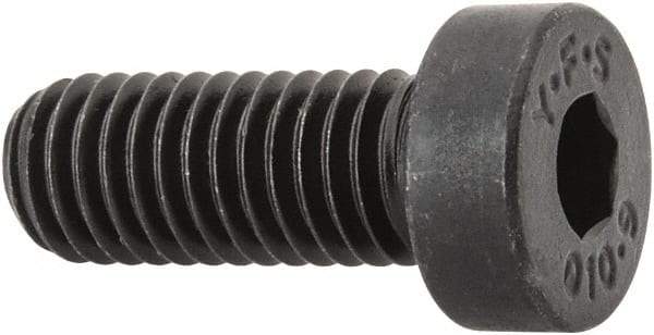Value Collection - M8x1.25 Metric Coarse Hex Socket Drive, Low Socket Cap Screw - Grade 10.9 Alloy Steel, Black Oxide Finish, Fully Threaded, 20mm Length Under Head - Apex Tool & Supply