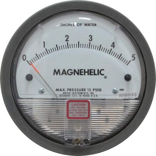 Dwyer - 15 Max psi, 2% Accuracy, NPT Thread Air Filter Kit - 1/8 Inch Thread, 5 Inch Water Column, 140°F Max - Apex Tool & Supply