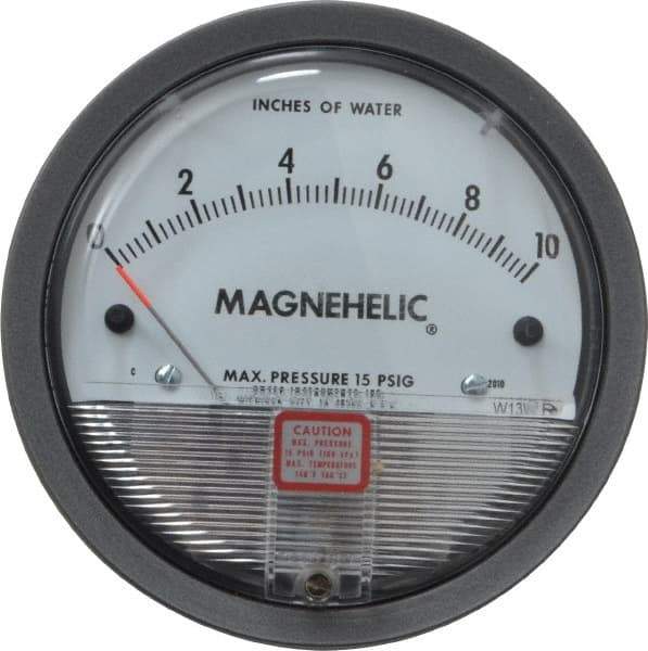 Dwyer - 15 Max psi, 2% Accuracy, NPT Thread Air Filter Kit - 1/8 Inch Thread, 10 Inch Water Column, 140°F Max - Apex Tool & Supply