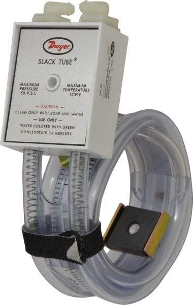 Dwyer - 50 Max psi, Slack Tube Manometer - -6 to 6 Inch Water Column, 130°F Max - Apex Tool & Supply
