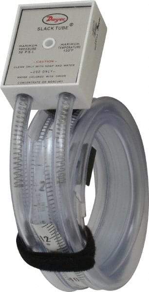Dwyer - 50 Max psi, Slack Tube Manometer - -12 to 12 Inch Water Column, 130°F Max - Apex Tool & Supply