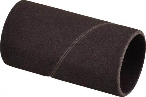 Made in USA - 120 Grit Aluminum Oxide Coated Spiral Band - 1" Diam x 2" Wide, Fine Grade - Apex Tool & Supply