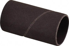 Made in USA - 120 Grit Aluminum Oxide Coated Spiral Band - 1" Diam x 2" Wide, Fine Grade - Apex Tool & Supply