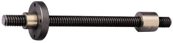 Keystone Threaded Products - TR10x3.0 Acme, 2m Long, Alloy Steel Trapezoidal Roll Metric Threaded Rod - Black Oxide Finish, Right Hand Thread - Apex Tool & Supply