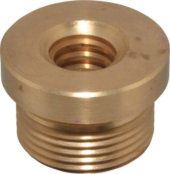 Keystone Threaded Products - 1.12" Long, 3/4" High, 1/2" Thread Length, Bronze, Right Hand, Round, Precision Acme Nut - 0.937-16 Thread Size, 2C Class of Fit - Apex Tool & Supply