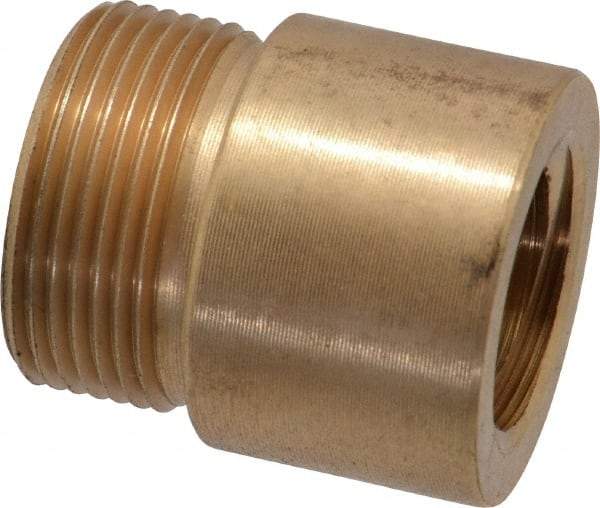 Keystone Threaded Products - 1.12" Long, 1-1/4" High, 1/2" Thread Length, Bronze, Right Hand, Round, Precision Acme Nut - 1.000-18 Thread Size, 2C Class of Fit - Apex Tool & Supply