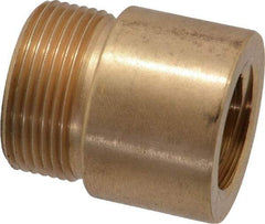 Keystone Threaded Products - 1.12" Long, 1-1/4" High, 1/2" Thread Length, Bronze, Right Hand, Round, Precision Acme Nut - 1.000-18 Thread Size, 2C Class of Fit - Apex Tool & Supply