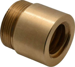 Keystone Threaded Products - 1-1/2" Long, 1-1/2" High, 1/2" Thread Length, Bronze, Right Hand, Round, Precision Acme Nut - 1.375-16 Thread Size, 2C Class of Fit - Apex Tool & Supply