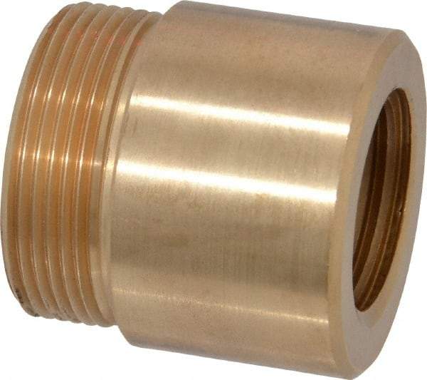 Keystone Threaded Products - 1-1/2" Long, 1-1/2" High, 1/2" Thread Length, Bronze, Right Hand, Round, Precision Acme Nut - 1.375-16 Thread Size, 2C Class of Fit - Apex Tool & Supply