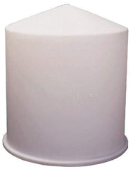 Made in USA - 55 Gallon Conical Bottom Plastic Open Top Tank - 36" High x 22" Diam - Apex Tool & Supply