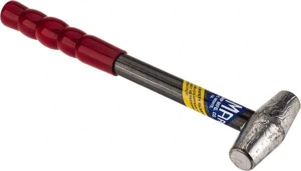 No-Mar - 1 Lb Head 3/4" Face Lead Hammer - Vinyl Handle - Apex Tool & Supply