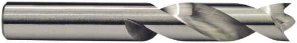 M.A. Ford - 5.4mm Spiral Flute Solid Carbide Screw Machine Drill Bit - Uncoated, Right Hand Cut, 27mm Flute Length, 60mm OAL, Straight Shank - Apex Tool & Supply