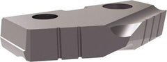 Allied Machine and Engineering - 41mm Diam x 1/4" Thick, Seat Code 3, 132° Included Angle Spade Drill Insert - TiAlN Coated, Carbide, Grade K20, Series T-A - Apex Tool & Supply