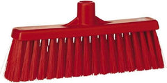 Vikan - 5-5/8" OAL Polyester Bristle Lobby Broom - 3" Bristle Length, 11" Wide - Apex Tool & Supply