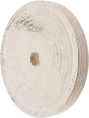 Divine Brothers - 10" Diam x 1" Thick Unmounted Buffing Wheel - Polishing Wheel, 1-1/4" Arbor Hole - Apex Tool & Supply