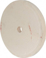 Divine Brothers - 12" Diam x 1" Thick Unmounted Buffing Wheel - Polishing Wheel, 1-1/4" Arbor Hole - Apex Tool & Supply