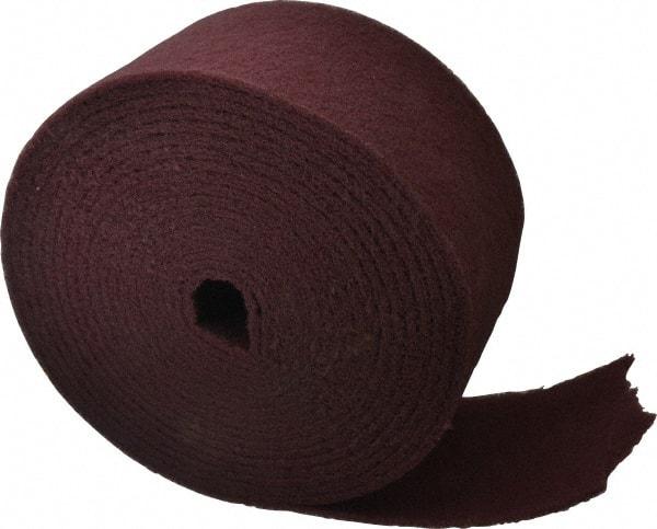 Superior Abrasives - 30' Long x 6" Wide Nonwoven Roll - Very Fine Grade, Red, Aluminum Oxide - Apex Tool & Supply