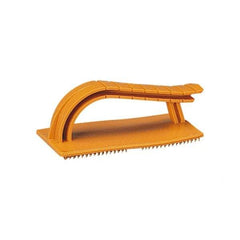 Standard Abrasives - 3-5/8" Wide Plastic Hand Pad Holder with Backing Pad Attachment - Compatible with Scouring Pads - Apex Tool & Supply