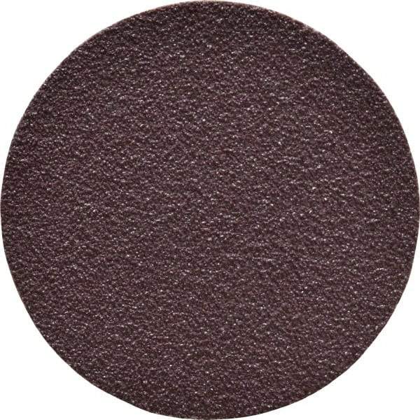 Standard Abrasives - 2" Disc Diam, 80 Grit, Aluminum Oxide Quick Change Disc - Type S Attaching System, Coated, Brown, Medium Grade, 20,000 RPM - Apex Tool & Supply
