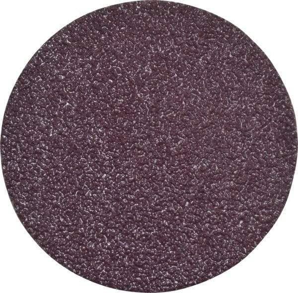 Standard Abrasives - 3" Disc Diam, 36 Grit, Aluminum Oxide Quick Change Disc - Type S Attaching System, Coated, Brown, Very Coarse Grade, 18,000 RPM - Apex Tool & Supply
