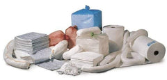 Brady SPC Sorbents - 70 Gal Capacity per Package, Oil Only Roll - 144' Long x 19" Wide, Polypropylene - Apex Tool & Supply