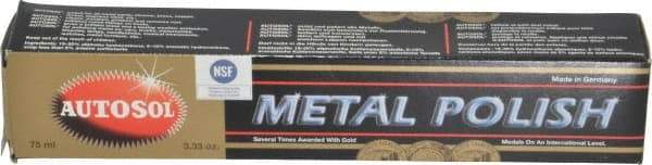 Autosol - 3.33 Fluid Ounce Paste Metal Cleaner - Tube - Apex Tool & Supply