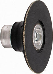 Standard Abrasives - 2" Diam Quick-Change Disc Backing Pad - 1/4" Shank Diam, Medium Density, 25,000 RPM, SocAtt Compatible - Apex Tool & Supply