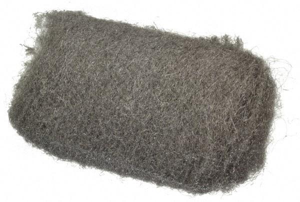 Made in USA - Medium Coarse Grit, Grade 00 Steel Wool Pad - 4" Long x 3" Wide - Apex Tool & Supply