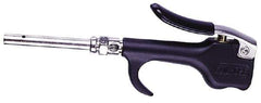 Coilhose Pneumatics - Safety Extension Tube Thumb Lever Blow Gun - 1/4 NPT, 36" Tube Length, Zinc - Apex Tool & Supply