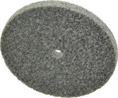 Standard Abrasives - 3" Diam, 1/4" Face Width, 1/4" Center Hole, Coarse Grade, Aluminum Oxide Deburring Wheel - Apex Tool & Supply