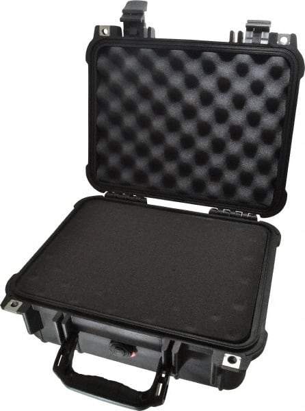 Pelican Products, Inc. - 11-5/8" Wide x 6" High, Clamshell Hard Case - Black, Structural Resin - Apex Tool & Supply