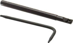 Seco - 0.183" Min Bore Diam, 2-1/2" OAL, 3/16" Shank Diam, SCLD Indexable Boring Bar - CD.. 1.2 Insert, Screw Holding Method - Apex Tool & Supply