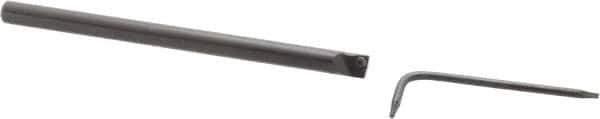 Seco - 0.265" Min Bore Diam, 3" OAL, 1/4" Shank Diam, SCLD Indexable Boring Bar - CD.. 1.2 Insert, Screw Holding Method - Apex Tool & Supply