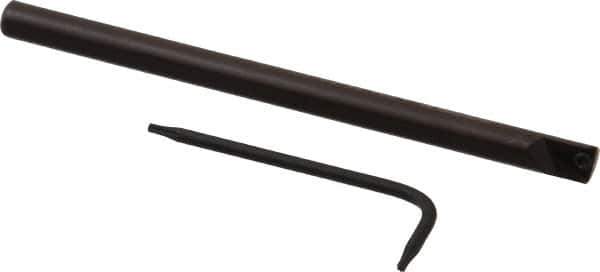 Seco - 0.29" Min Bore Diam, 4" OAL, 1/4" Shank Diam, STLD Indexable Boring Bar - TD.. 1.2 Insert, Screw Holding Method - Apex Tool & Supply