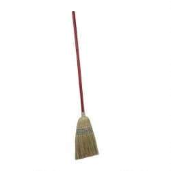 PRO-SOURCE - 56" OAL Corn Bristle Broom - Wood Handle - Apex Tool & Supply