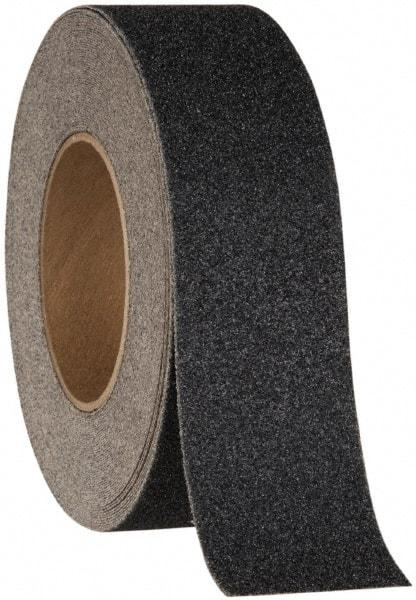NMC - Black Solid Color Anti-Slip Vinyl Tape - 12" Wide x 60' Long x 0.05" Thick, General Traffic - Apex Tool & Supply