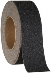 NMC - Black Solid Color Anti-Slip Vinyl Tape - 12" Wide x 60' Long x 0.05" Thick, General Traffic - Apex Tool & Supply